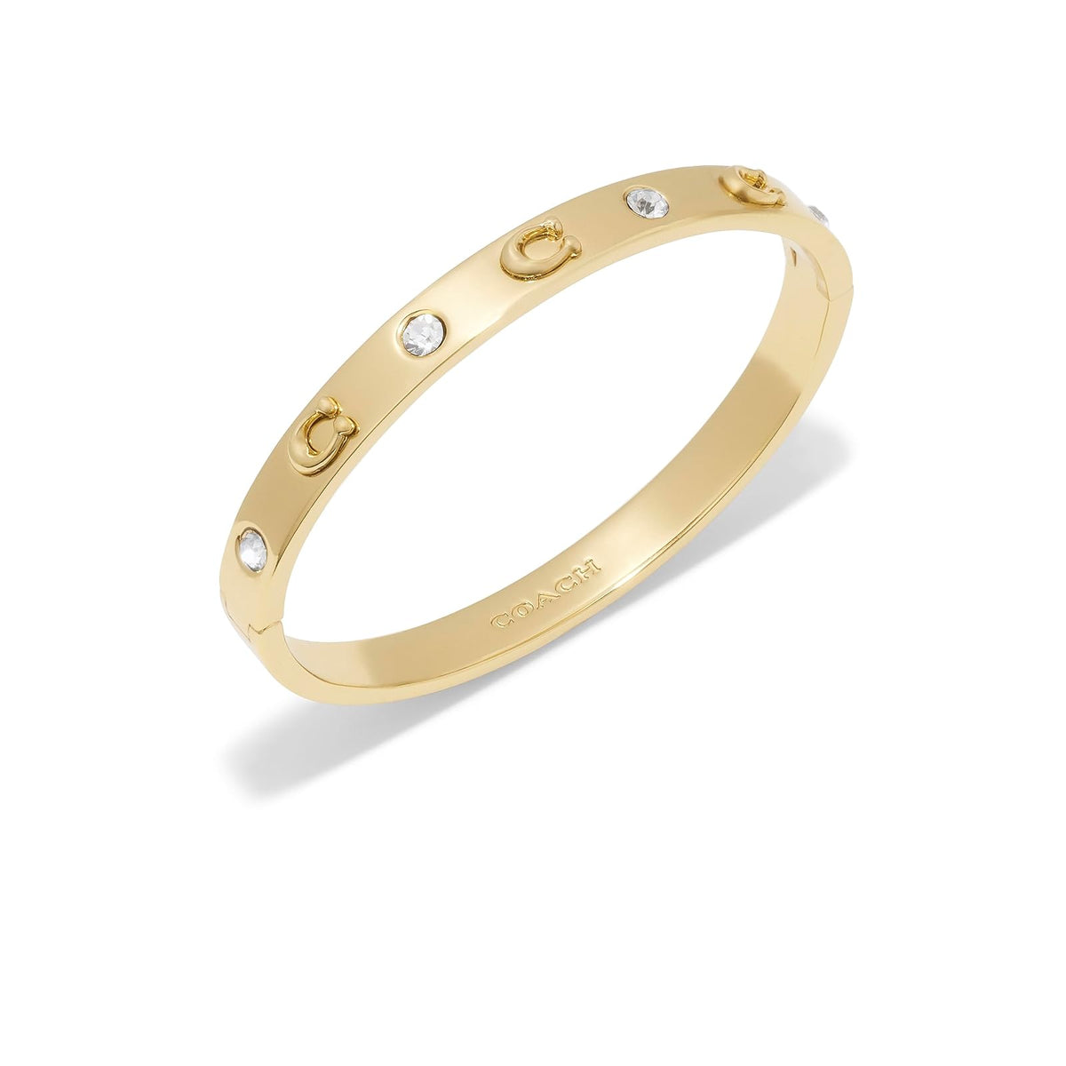 COACH Signature C - pulsera con bisagras para mujer