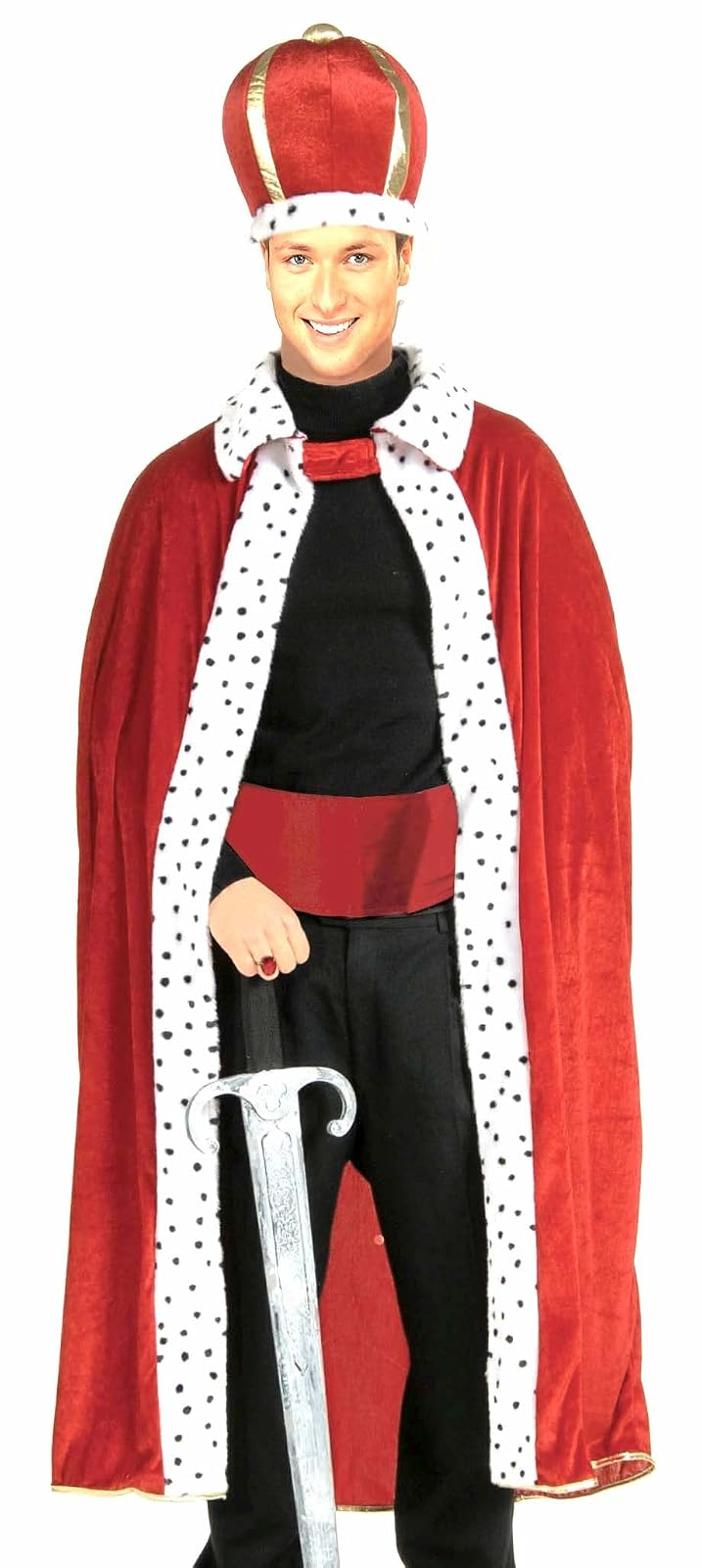 Rubies Men's King Robe and Crown Set, One Size