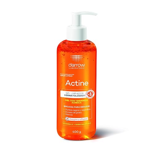 Darrow Actine Gel Limpiador Facial Vitamina C Piel Grasa y Acneica, 400g