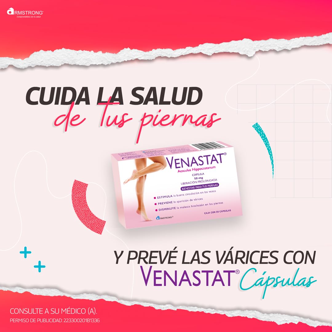 Venastat Cápsulas caja con 60 Piezas