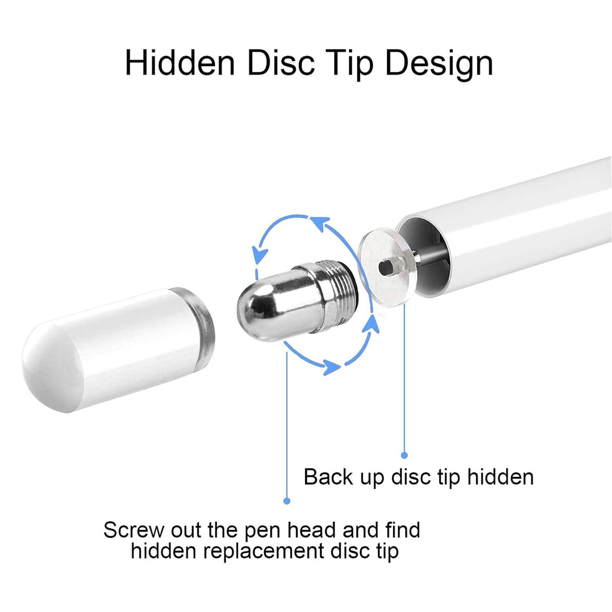 Oribox Stylus Pen - Lápiz Digital Compatible con Pantalla táctil de Punta Fina para iPad