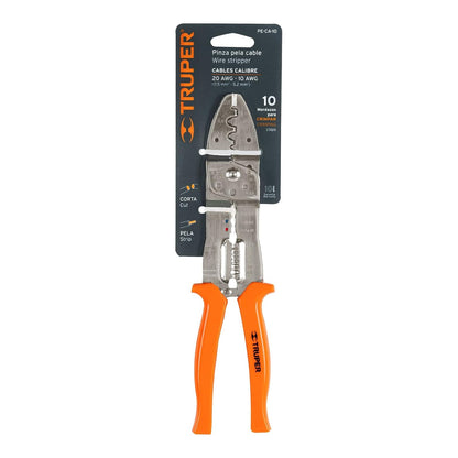 Truper PE-CA-10, Pinza pela cables 10"