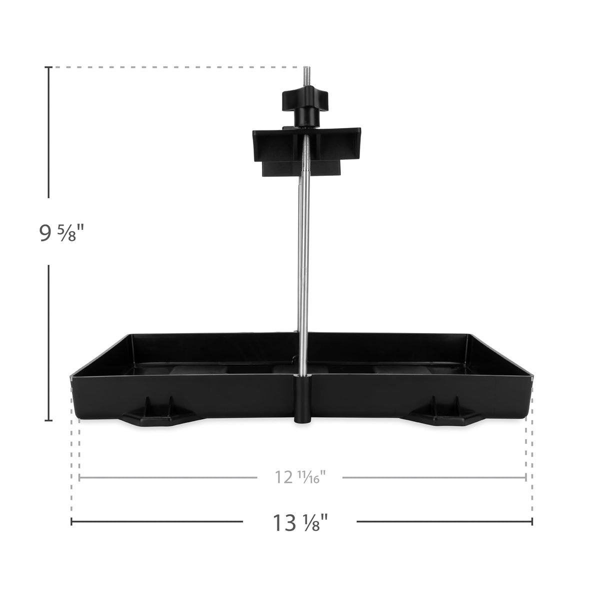 Camco 55404 - Bandeja Grande de retención de batería para vehículos recreativos y Marinos para Detener el Movimiento Durante el Transporte (55404)