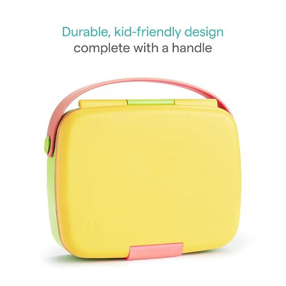 Munchkin Bento Box - Lunchera infantil, color amarillo