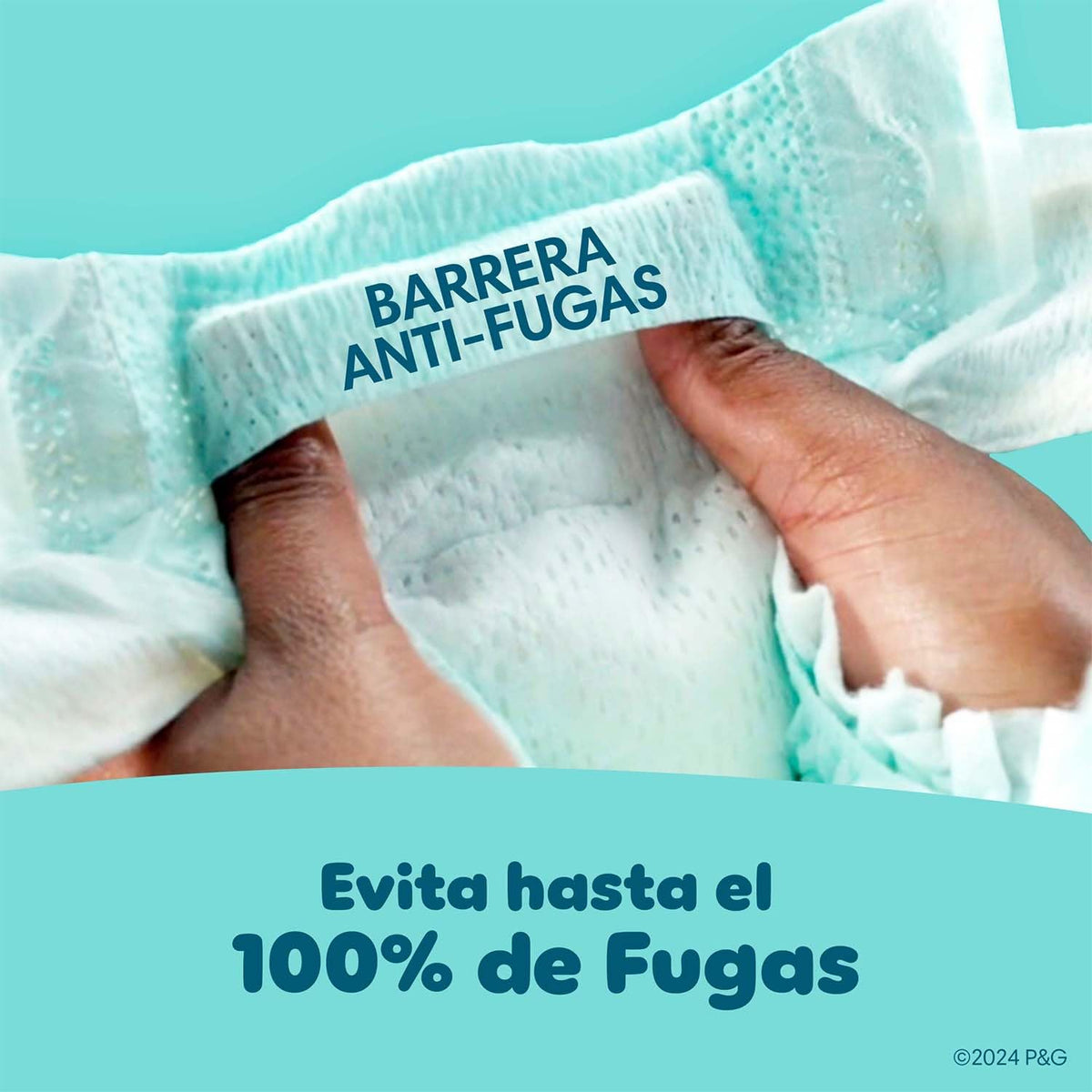 PAMPERS Swaddlers Pañales Desechables Unisex Etapa 0, 124 Uds, Bebé -4,5 Kg