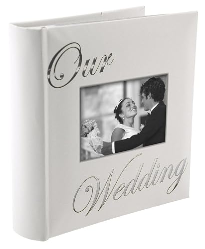 Álbum de fotos Malden "I Do", "Our Wedding" White and Silver, 1