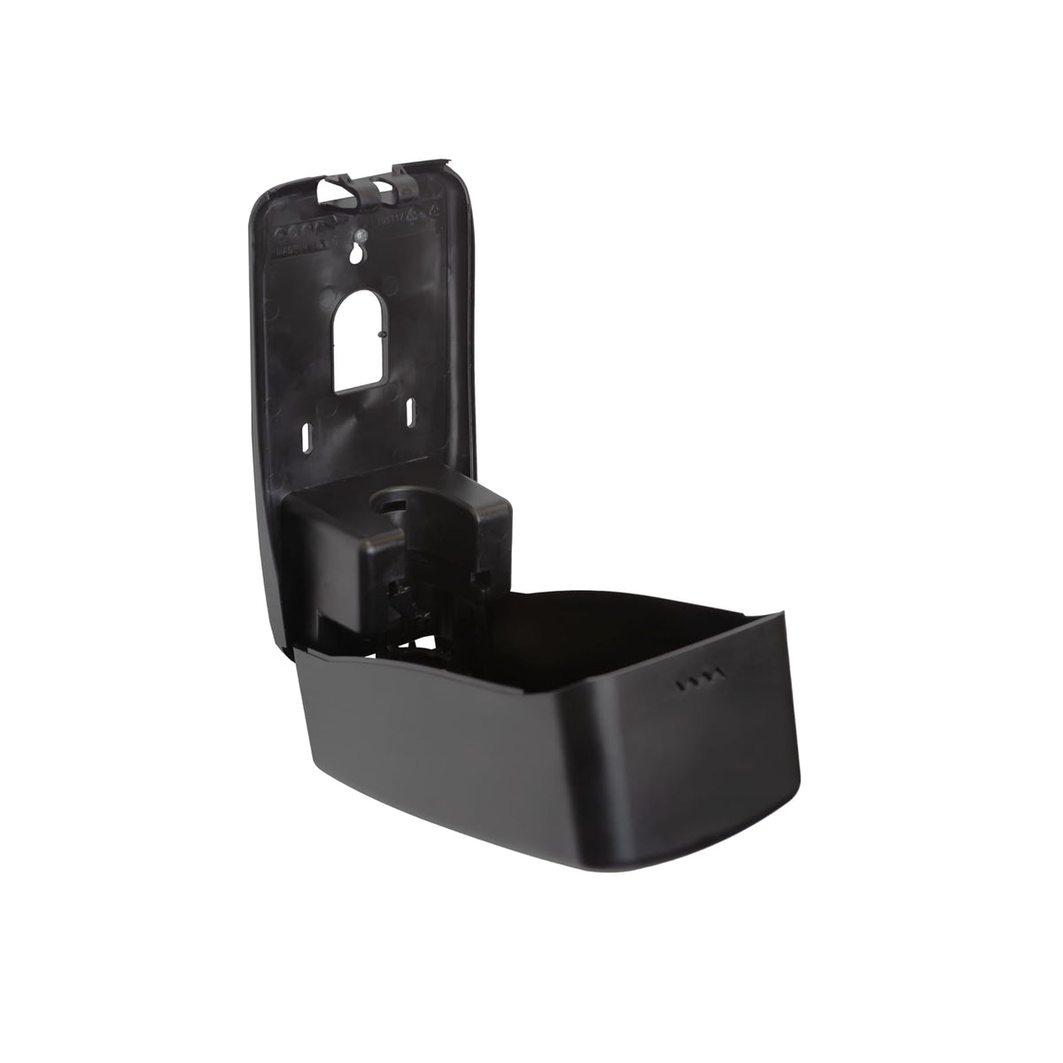 San Jamar Timeless Dispensador de jabón de Espuma Manual, Negro, Compatible con jabón Universal a Granel, Montaje en Pared, con Ventana de visualización