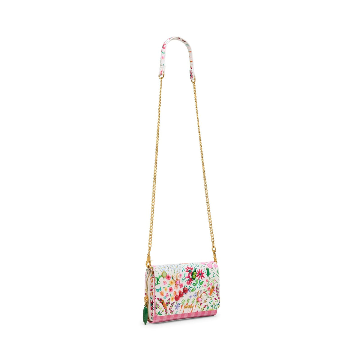 Betsey Johnson - portafolios cruzada con parche vegetariano