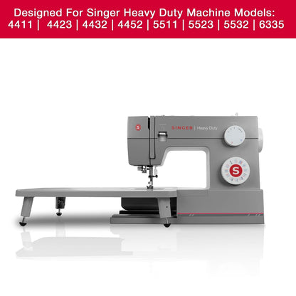 Singer 4411, 4423, 4432 y 4452 Mesa de extensión de Servicio Pesado, Gris