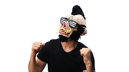 Boar Punk Jr, Máscara de Cerdo Punk para Niño, Máscaras Niños Ideal para Fiestas de Disfraces y Halloween