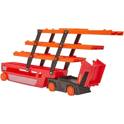 Hot Wheels City Pista de Juguete Mega Remolque para niños de 3 años en adelante