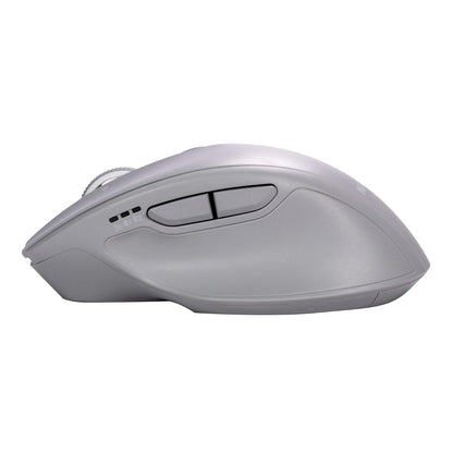 Naceb Technology - Mouse Inalámbrico Dual Mode 2.4G + Bluetooth con Diseño Ergonómico y Conexión Versátil - Ideal para Oficina y Estudio en Color Blanco
