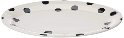 kate spade new york All in Good Taste Deco Dot Dinnerware Platter - White - 14"