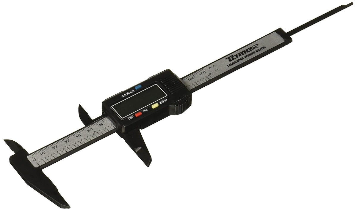 MIKELS Tamer CVDT-6, Calibrador Vernier Digital de ABS (Std y Mm)