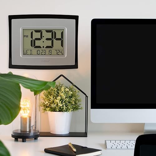 La Crosse Technology WT-8002U Reloj Digital para Pared