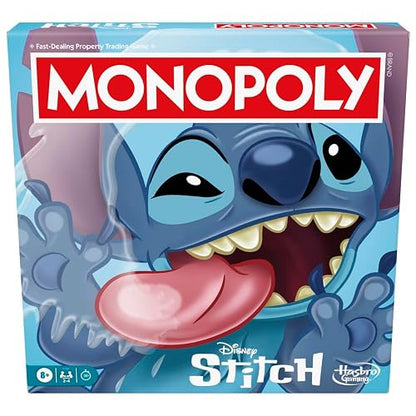 Hasbro Gaming Monopoly Edición Disney Stitch Juego de Mesa