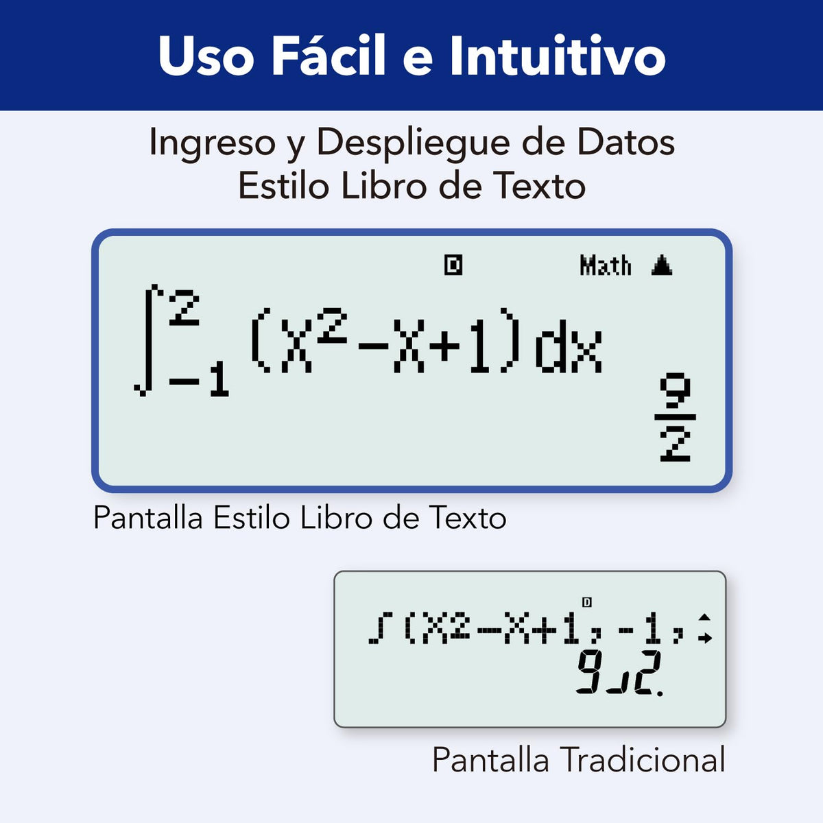 Casio Calculadora Científica, fx-991LA Plus-2, 417 Funciones, Nivel Preparatoria y Universidad, Color Negro