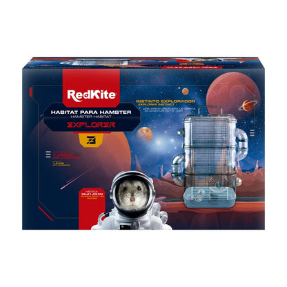 Red Kite Hábitat Transparente Explorer III para Hámster y Pequeños Roedores