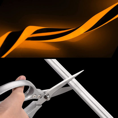 DOSYU Tira Neón Flex LED, 12V 16.4ft/5m Impermeable Flexible Cortable DIY 2835 Luces Led IP65 Decorativa para TV, Cuarto, Halloween, Fiesta de Navidad, con Adaptador(Naranja)