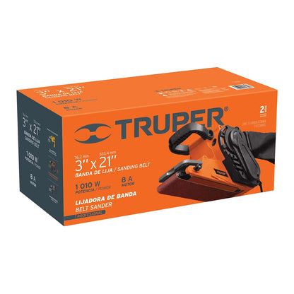 Truper LIBA-3X21A2, Lijadora de banda 3 x 21" 1010 W profesional