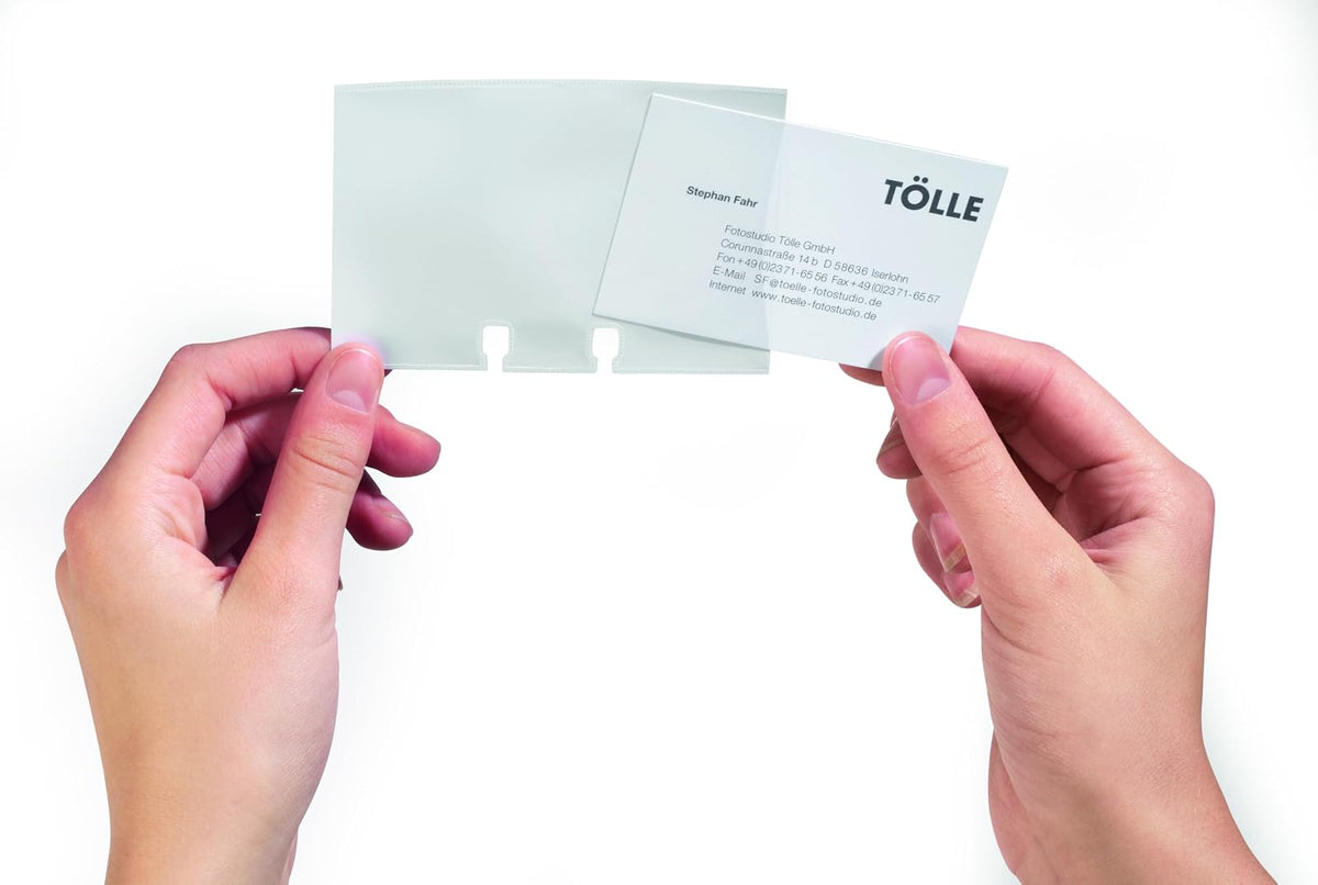 Durable Telindex 241201 - Archivador de tarjetas de dirección (500 tarjetas de doble cara, 25 separadores alfabéticos), color negro, tarjetas adicionales únicamente, Business Card File