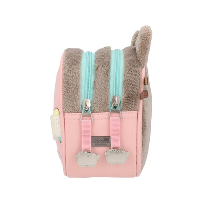 Pusheen Lapicera Keepack Casual, Estuche Escolar de Tela Resistente para Niñas