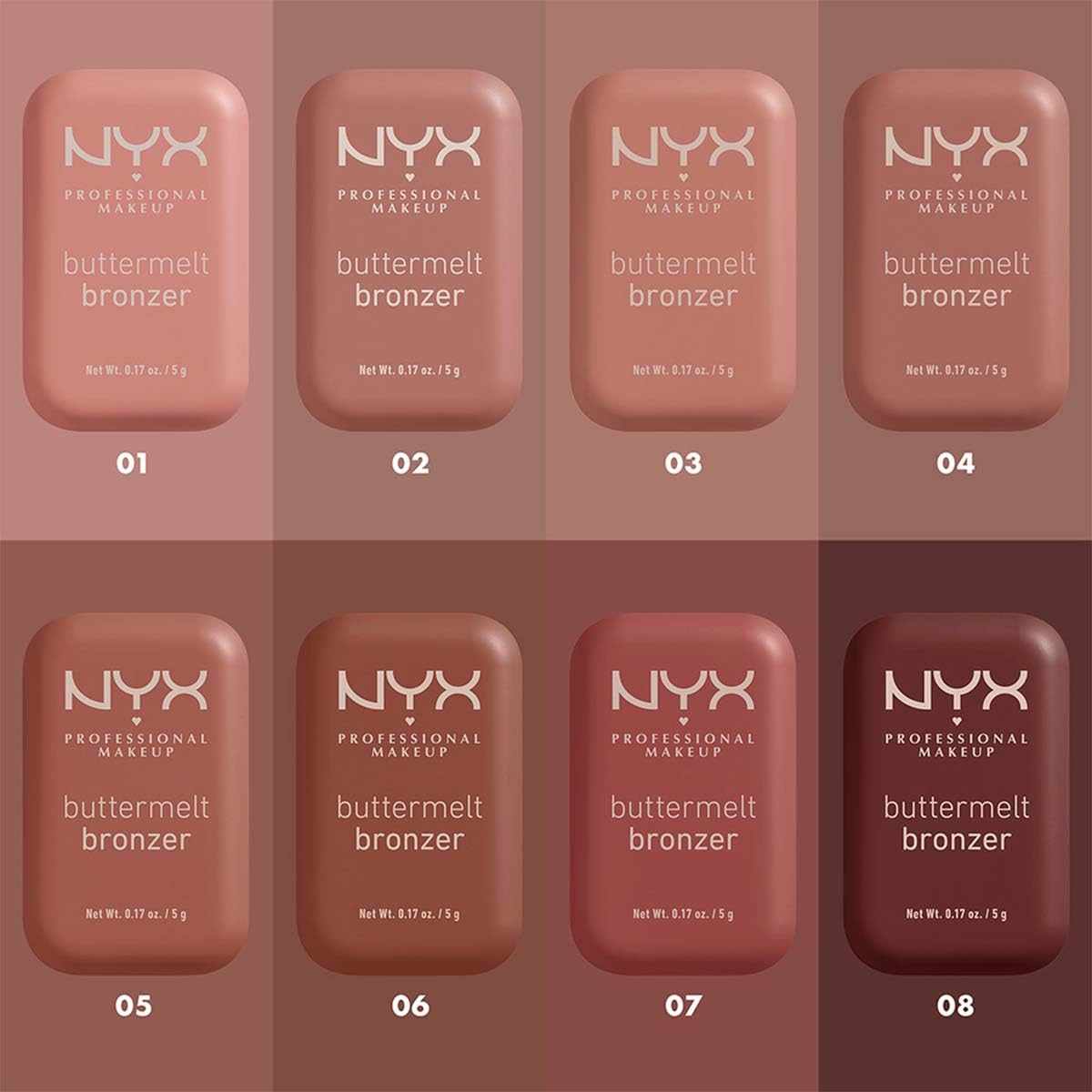 NYX PMU, Buttermelt Bronzer, Bronceador Cremoso, All Butta D Up