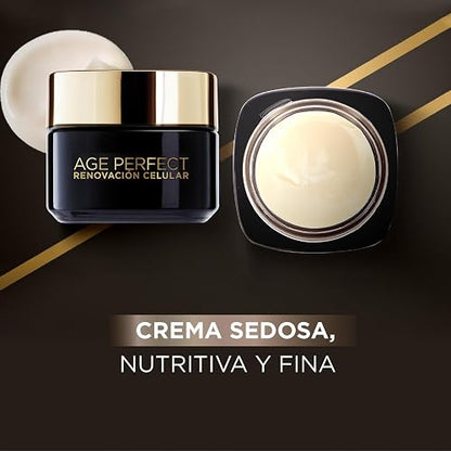 L'Oreal Paris, Crema De Día Anti-Arrugas Age Perfect Renovación Celular, 50Ml