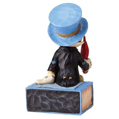 Jim Shore Disney Traditions Mini Jiminy Cricket on Match Box Figurine 4054286