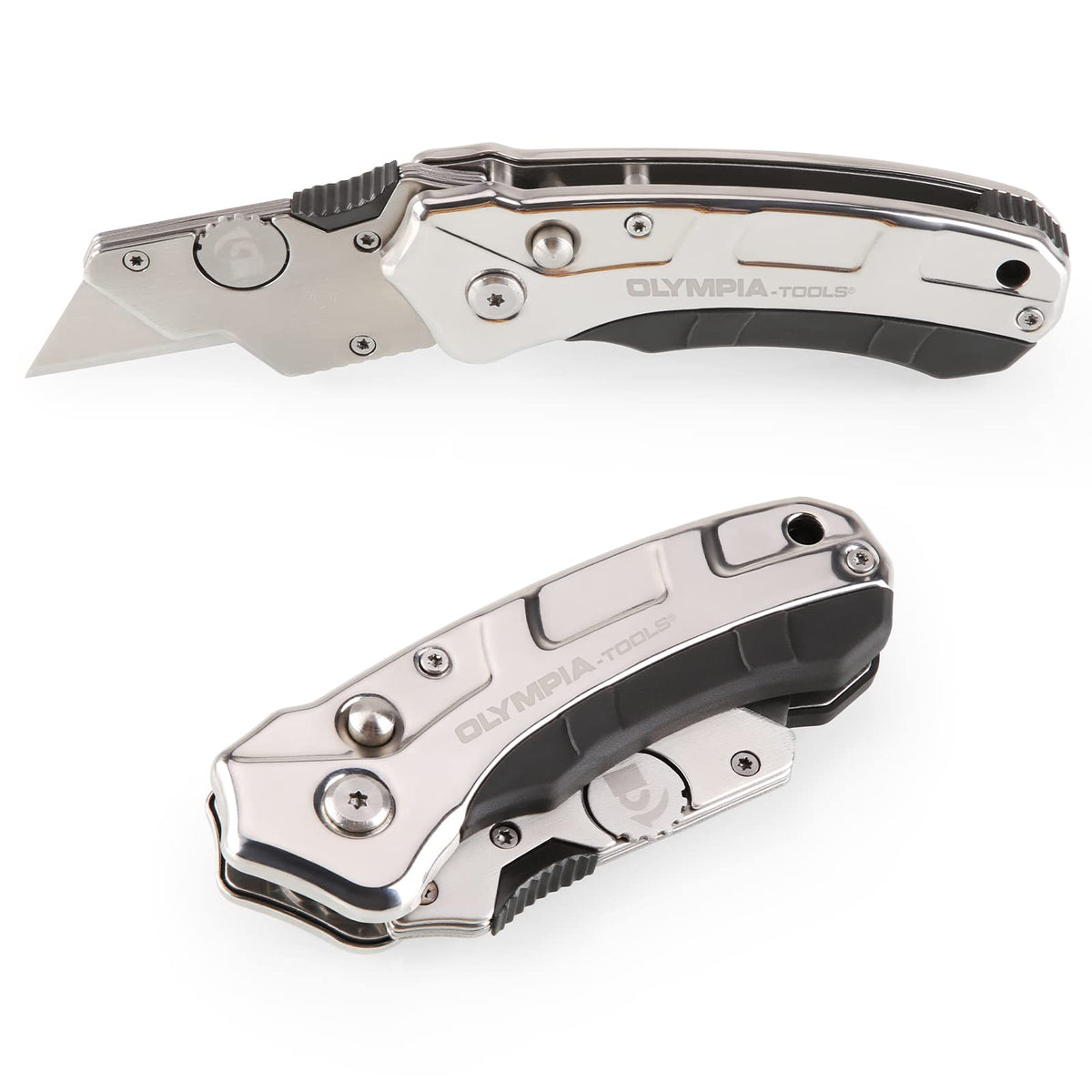 Olympia Tools 33-125 Turbofold Cuchillo utilitario de acero inoxidable