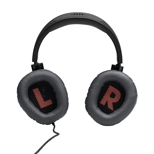 JBL Audífonos Gamer Over Ear Quantum 100 con Micrófono Extraíble | Mantente en el centro del juego con la firma JBL QuantumSOund, juega aún más tiempo con comodidad de espuma viscoelástica