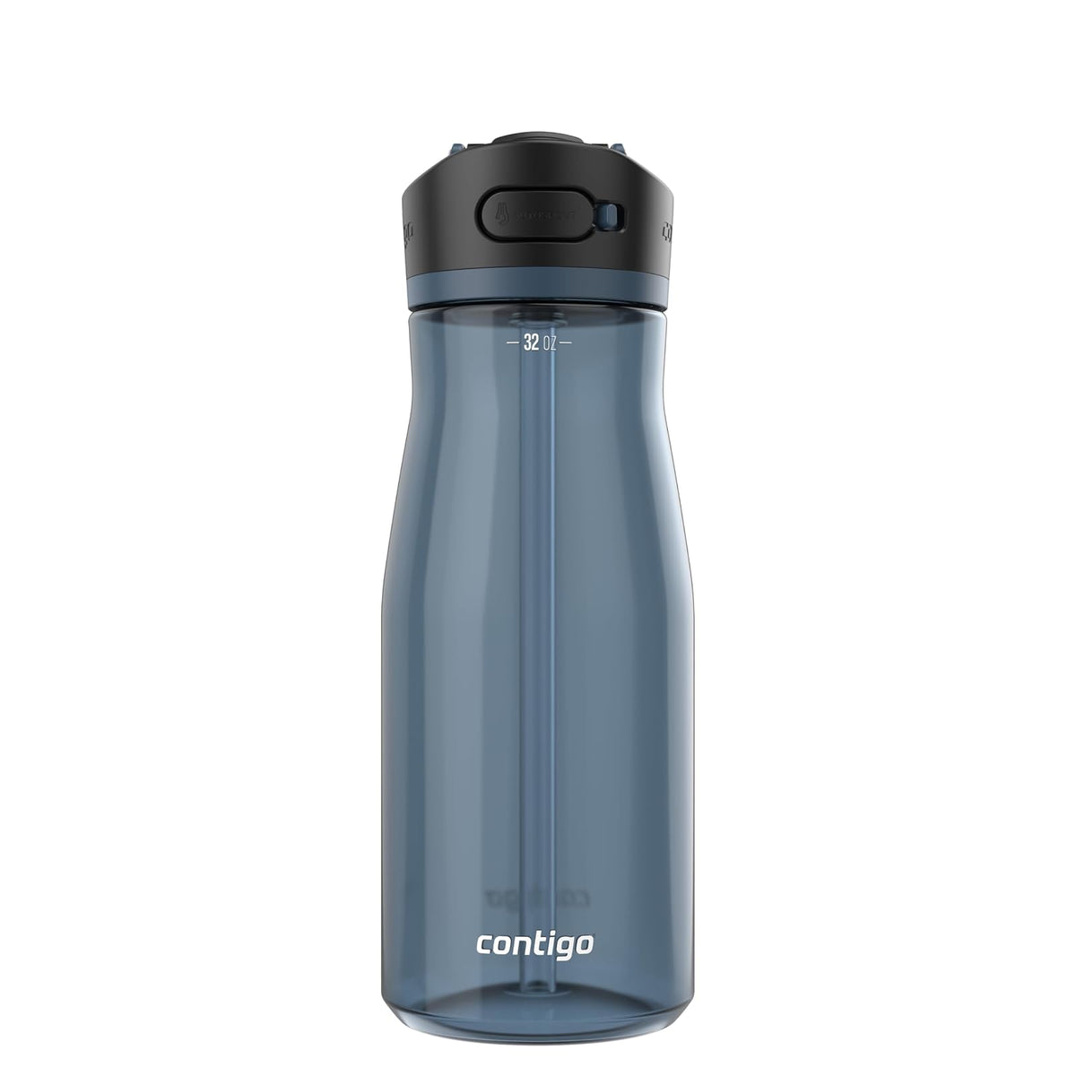 Contigo Ashland 2.0 Botella con Popote AUTOPOP - Azul Gloss - 0.9 Litros