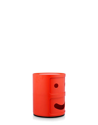 Kartell Mueble de Almacenaje Componibili Sonrisa, color Rojo, 2 Piezas