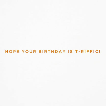 Tarjeta de cumpleaños Hallmark, T Rex