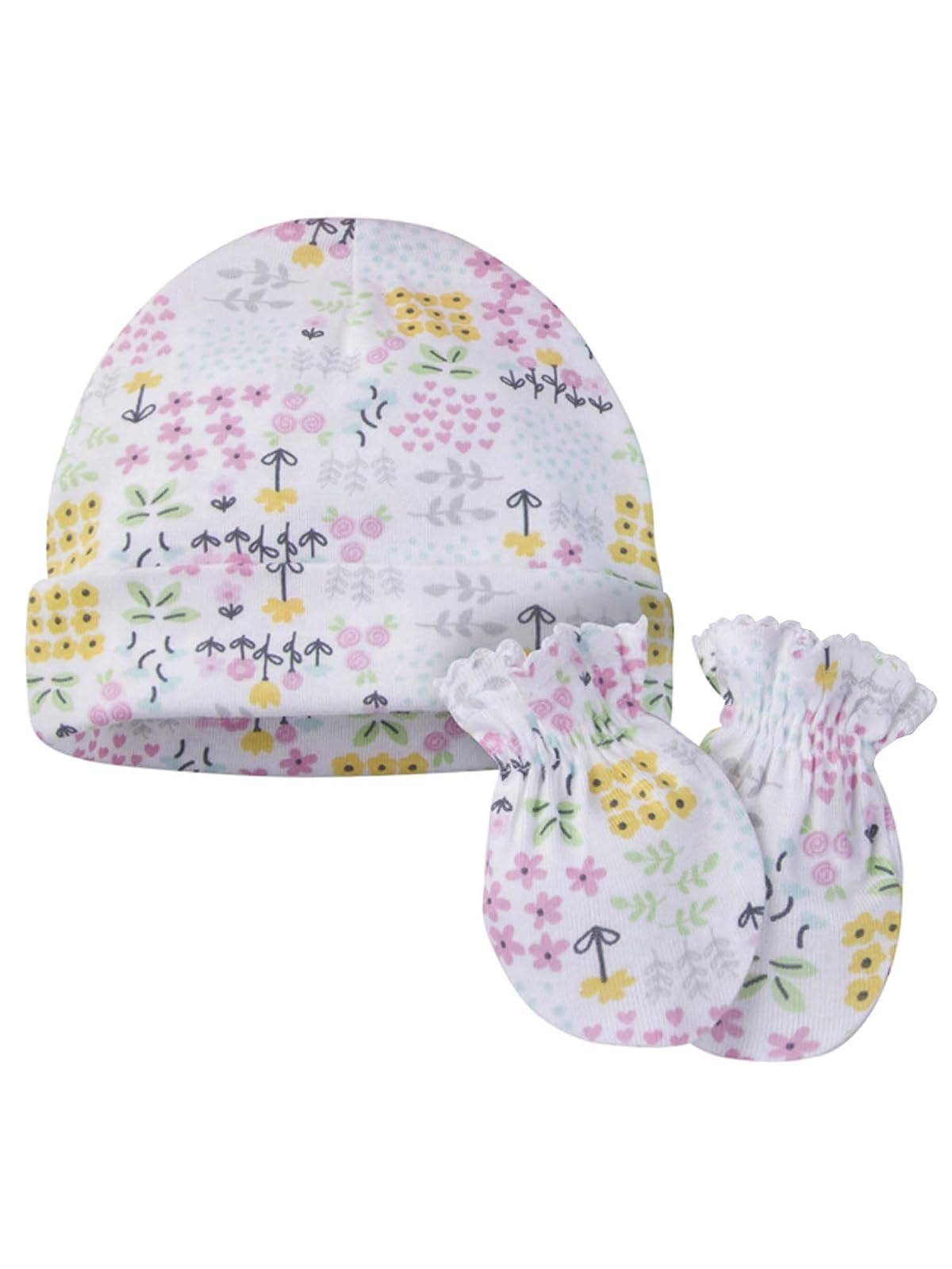 Onesies Brand Juego de gorro y manoplas de 12 piezas Manoplas para Bebé-Niños