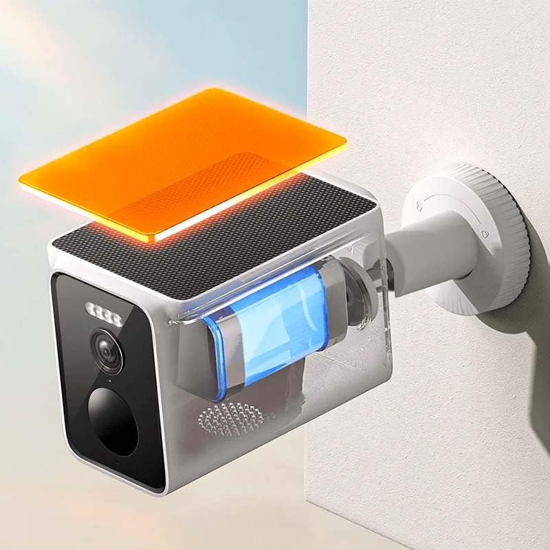 Xiaomi Solar Outdoor Camera BW400 Pro Set | Cámara de Seguridad Exterior con Panel Solar | Visión Nocturna, IP66, Detección de Movimiento y Audio Bidireccional
