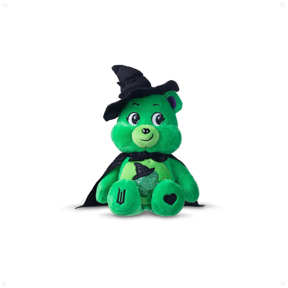 Care Bears x Wicked Peluche Fun Size de Colección 9 Pulgadas - Oso de buena suerte como Elphaba