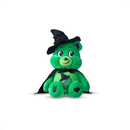 Care Bears x Wicked Peluche Fun Size de Colección 9 Pulgadas - Oso de buena suerte como Elphaba