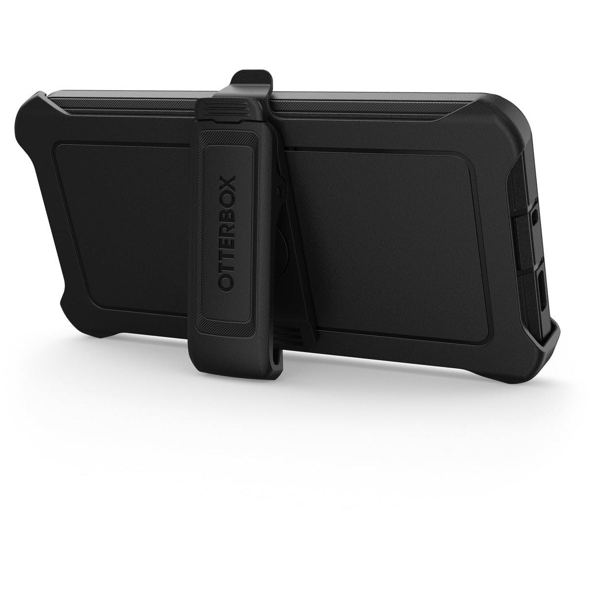 OtterBox Bleachers Defender Series Funda - Una Sola Unidad se envía en Bolsa de plástico, Ideal para Clientes de Negocios, Negro, Resistente y Duradero, con protección de Puerto, Incluye Soporte de