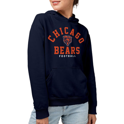 Junk Food Chicago Bears - Sudadera con Capucha clásica con Logotipo del Equipo Sudadera con capuchaUnisex Adulto