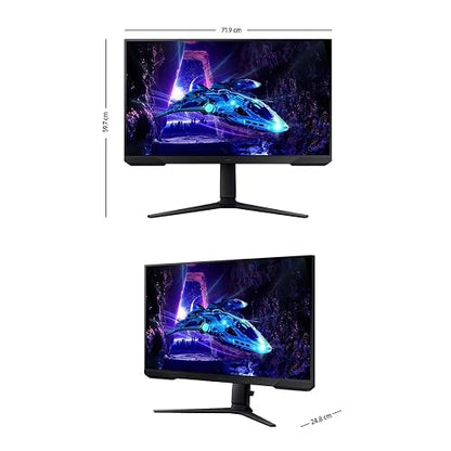 Samsung 32" Odyssey Monitor G30D FHD 180Hz, AMD FreeSync, Tasa de refresco de 180 Hz y Tiempo de Respuesta de 1 ms (MPRT), Eye Saver y Menos Parpadeo de la Pantalla LS32DG300ELXZX