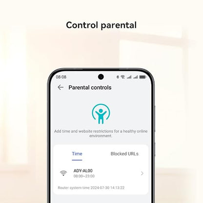 HUAWEI Router WiFi 7 BE3 3600Mbps, Negro | Velocidades ultrarrápidas, Puerto Ethernet 2.5G, EasySetting, Diagnóstico Visual de Wi-Fi, Control Parental, HomeSec