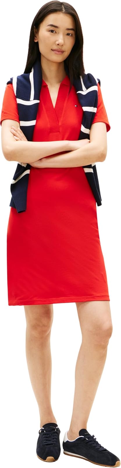 Tommy Hilfiger Slim Open Nk Polo Dress SS Ww0ww42567 Polo Mujer