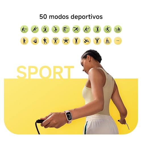 XIAOMI Band 9 Active, 5ATM, Rosa | Rosa, Pantalla TFT de 1.74", Cuerpo ultrafino, Monitoreo de Frecuencia cardíaca, 50+ Modos Deportivos, 5 ATM