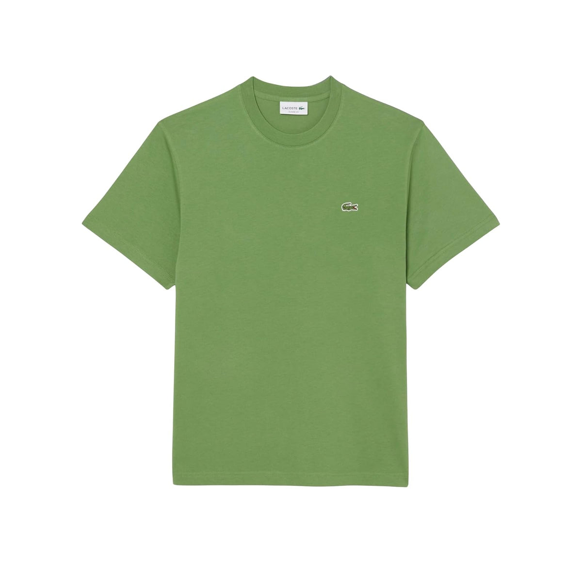 Lacoste Playera de Manga Corta con Cuello Redondo y Ajuste clásico CamisetaHombre