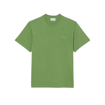 Lacoste Playera de Manga Corta con Cuello Redondo y Ajuste clásico CamisetaHombre