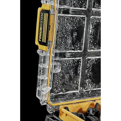DEWALT Organizador ToughSystem 2.0 10 compartimentos DWST08040 | Organizador modular de tamaño completo para accesorios, herramientas y suministros en obra.