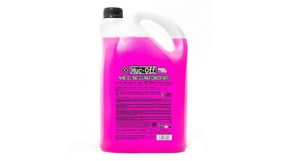 Muc-Off - Limpiador Concentrado de Bicicleta, 5 litros, de acción rápida, Nano Gel Biodegradable, se Mezcla con Agua para Hacer hasta 20 litros de Lavado de Bicicletas - 5 litros