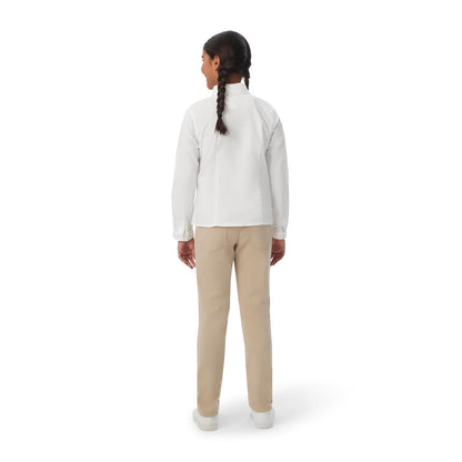 French Toast Blusa Oxford de Manga Larga Camisa Abotonada para Niñas
