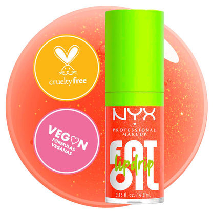 NYX Professional Makeup Fat Oil Lip Drip Gloss Sprinkle Sprinkle 4.8ml - FOLLOW BACK